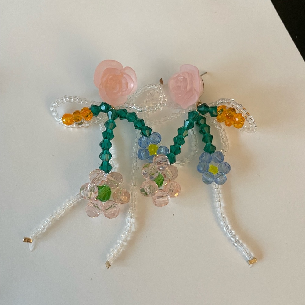 Flower earrings